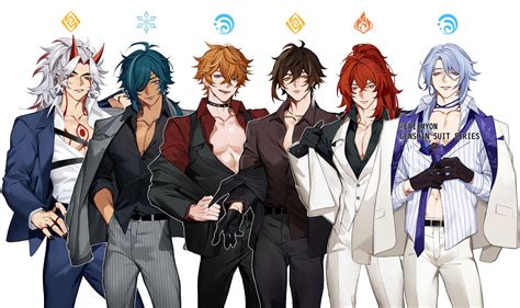 genshin guys|Genshin Impact Male Characters – All 28 Boy。